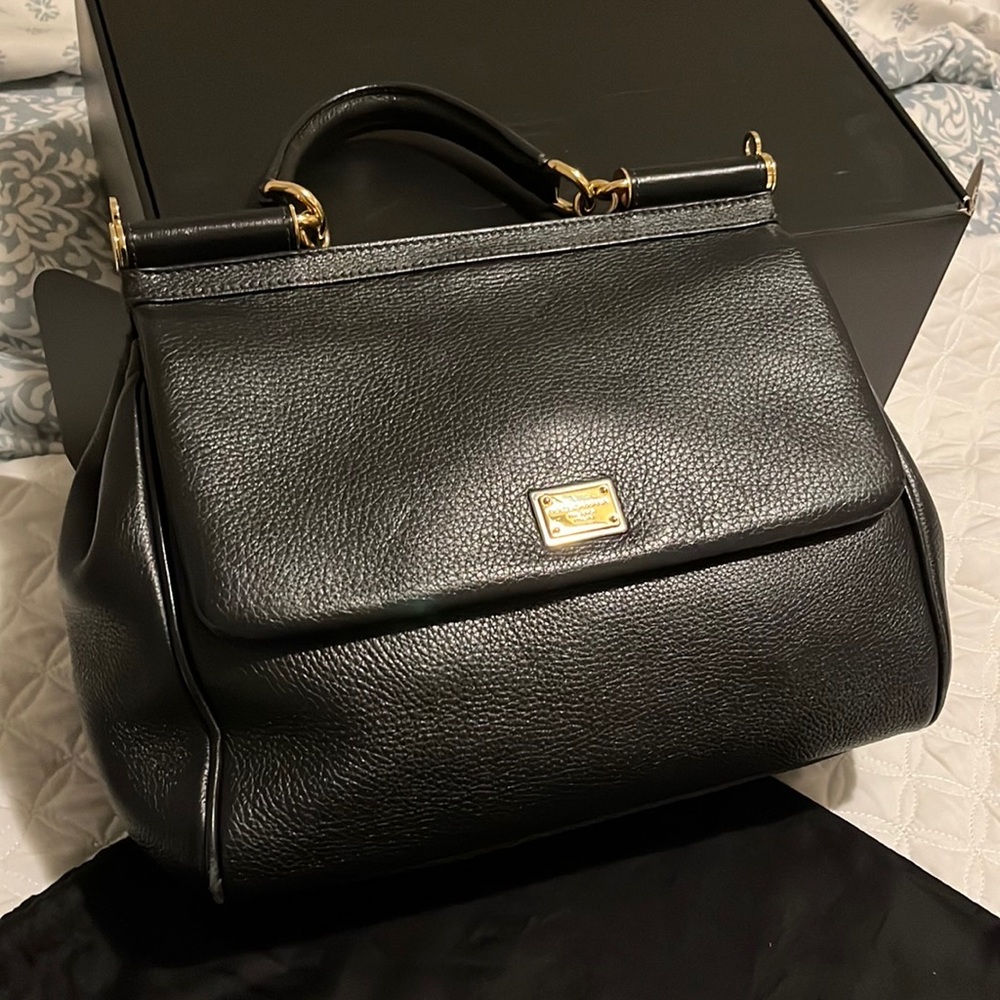 Dolce & Gabbana - Sicily leather handbag - Picture 16 of 16